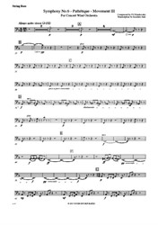 Symphony No.6 Pathétique Movement III (Parts) String Bass